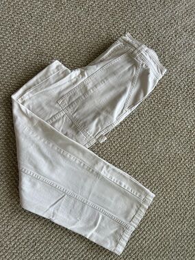 Aritzia cargo cream pant